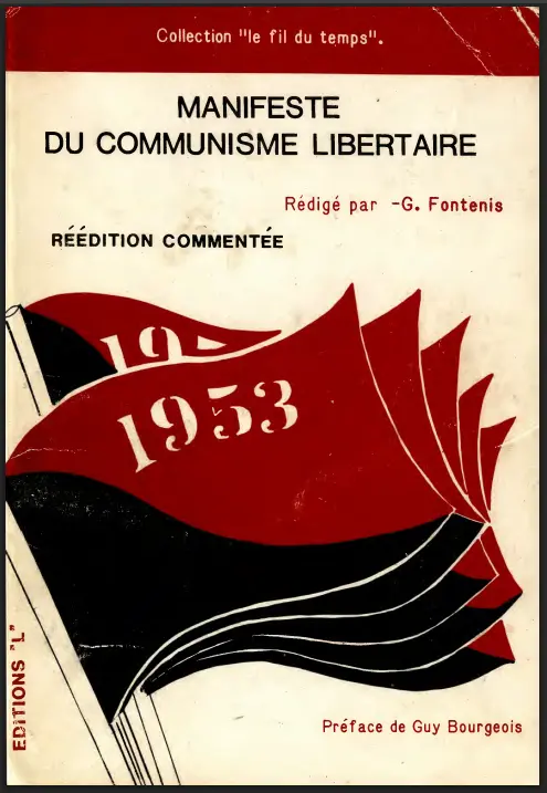 Cover of the Manifesto of Libertarian Communism (1985)