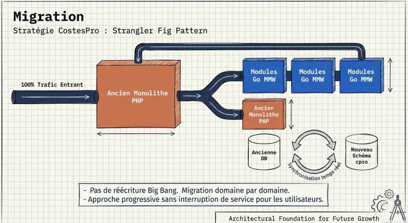 Stratégie de migration du CostesPro